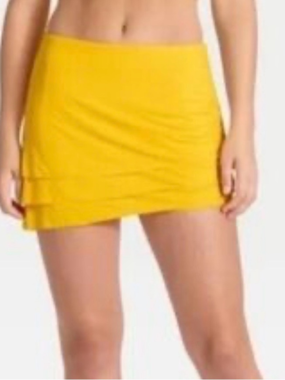 🌼NWT JOY LAB YELLOW MINI ATHLETIC SKIRT SIZE MEDIUM🌼